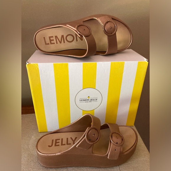 Lemon Jelly Sandal, Size 7.5US 39UK, Bronze Metal - Picture 5 of 11